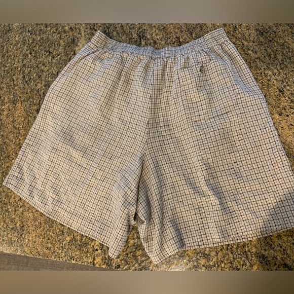 Vintage Women’s Flannel linen shorts Size 16 - Picture 5 of 10